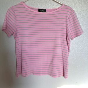 Ralph Lauren Pink & Green Shirt Size Medium